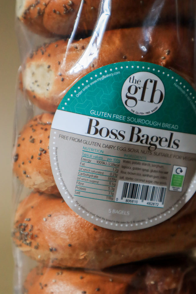 
                  
                    Boss Bagels- Gluten Free Sourdough (Packet of 5)
                  
                